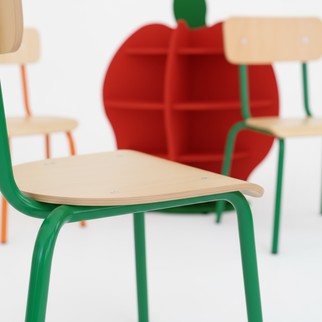 Krzesło przedszkolne STOLMIŚ – rozmiary 1-4 (Kopia) - obrazek 6