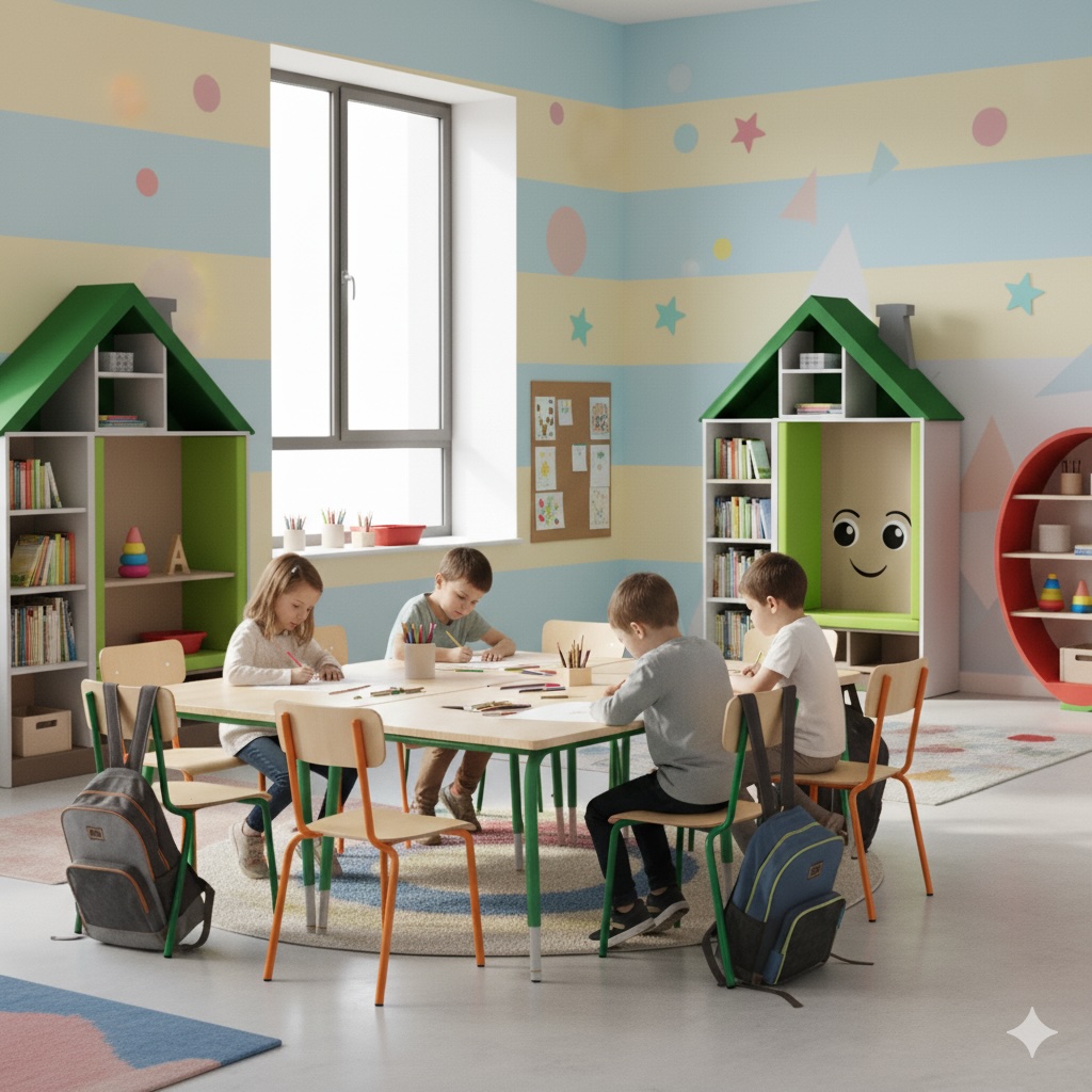 Krzesło przedszkolne STOLMIŚ – rozmiary 1-4 (Kopia) - obrazek 4